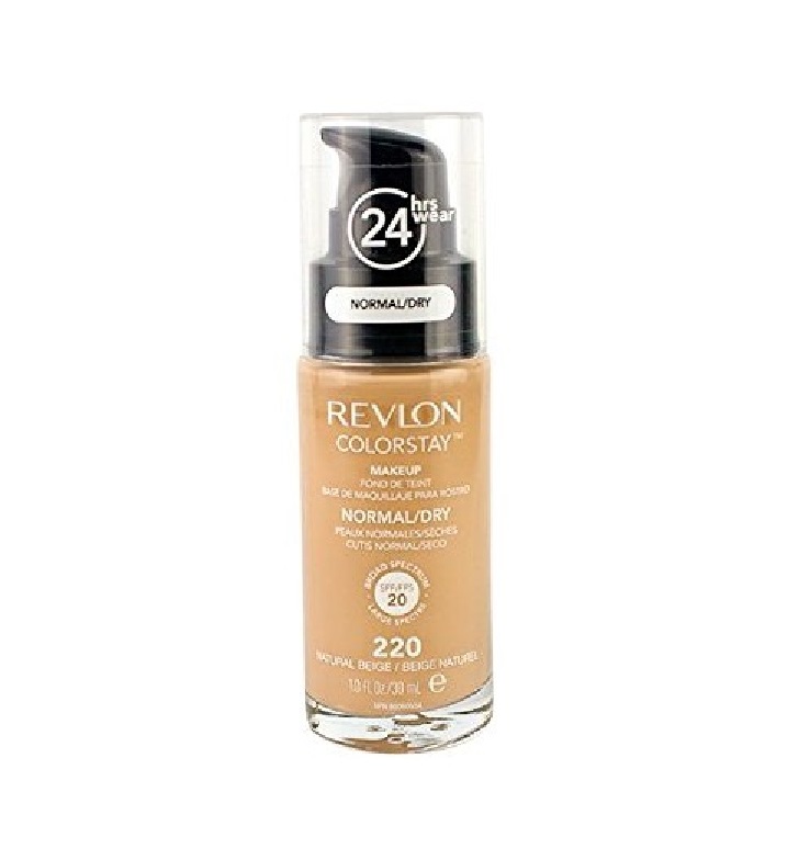 Revlon Colorstay Base De Maquillaje Para Rostro Dry Natural Beig 220 Revlon Colorstay Base De Maquillaje Para Rostro Dry Natural Beig 220