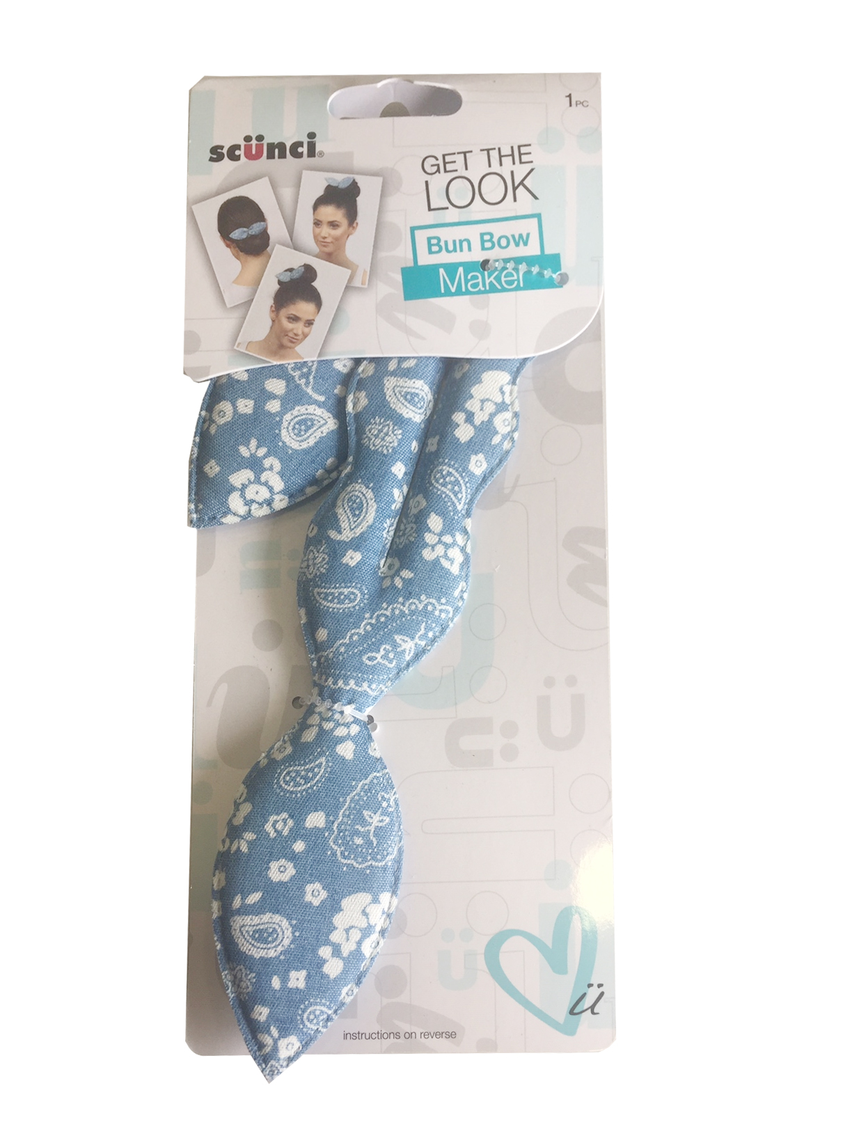 SCNCI COLETERO GET TO THE LOOK BUN BOW MAKER COLOR DENIM