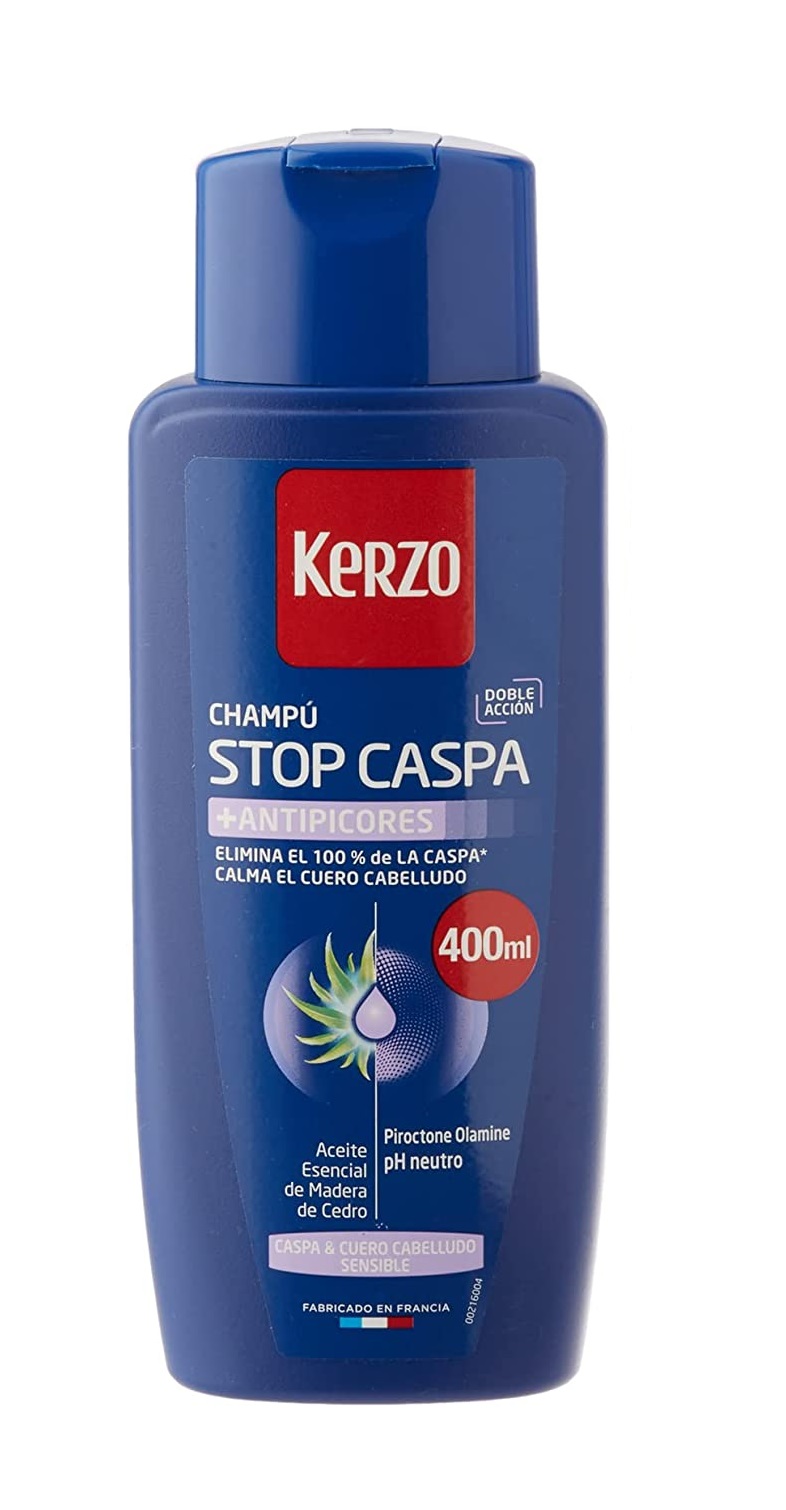 KERZO CHAMPU STOP CASPA ANTIPICORES 400ML