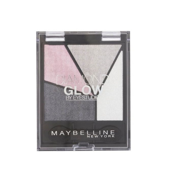 MAYBELLINE QUAD DIAMOND GLOW GREY PINK DRAMA 04 4G