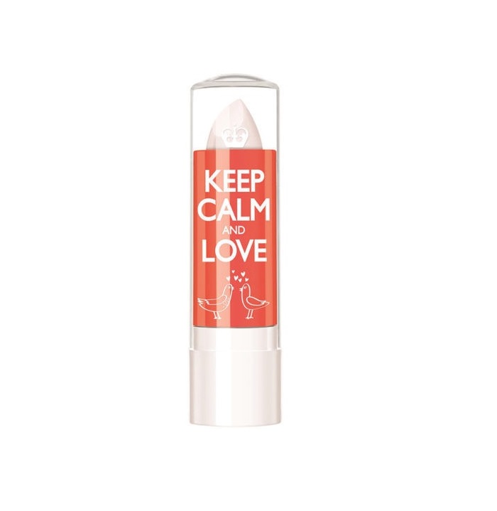 RIMMEL LONDON LIP BALM KEEP CALM & LOVE CRYSTAL CLEAR 060 3.7GR