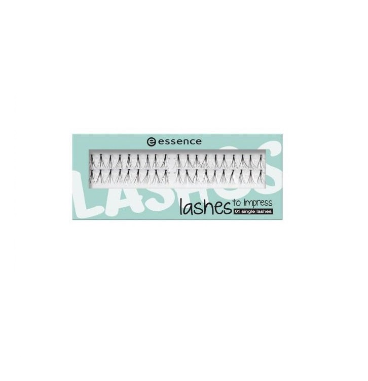 ESSENCE LASHES TO IMPRESS PESTA�AS ARTIFICIALES 01 SINGLE LASHES