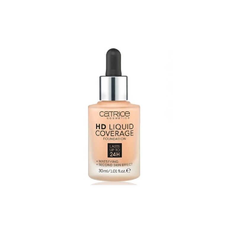 CATRICE BASE DE MAQUILLAJE HD LIQUID COVERAGE 030 SAND BEIGE 30 ML