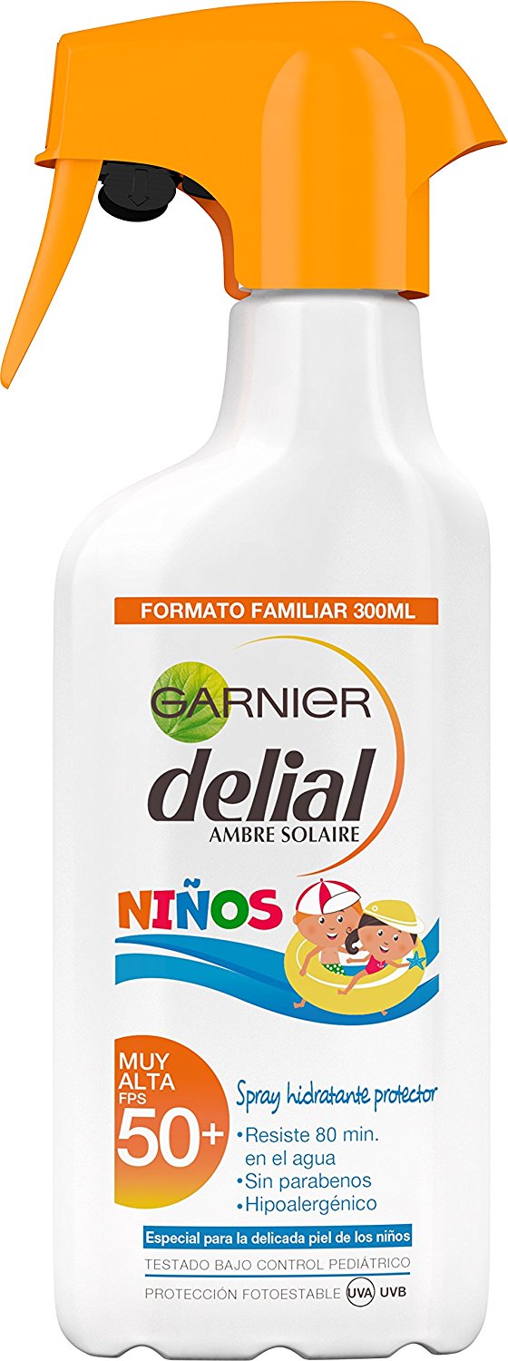 GARNIER DELIAL SPRAY PROTECTOR NIOS FPS 50+ 300 ML