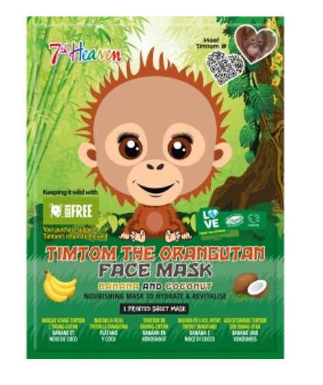 MONTAGNE JEUNESSE MASCARILLA FACIAL TELA ORANGUTAN PLATANO Y COCO