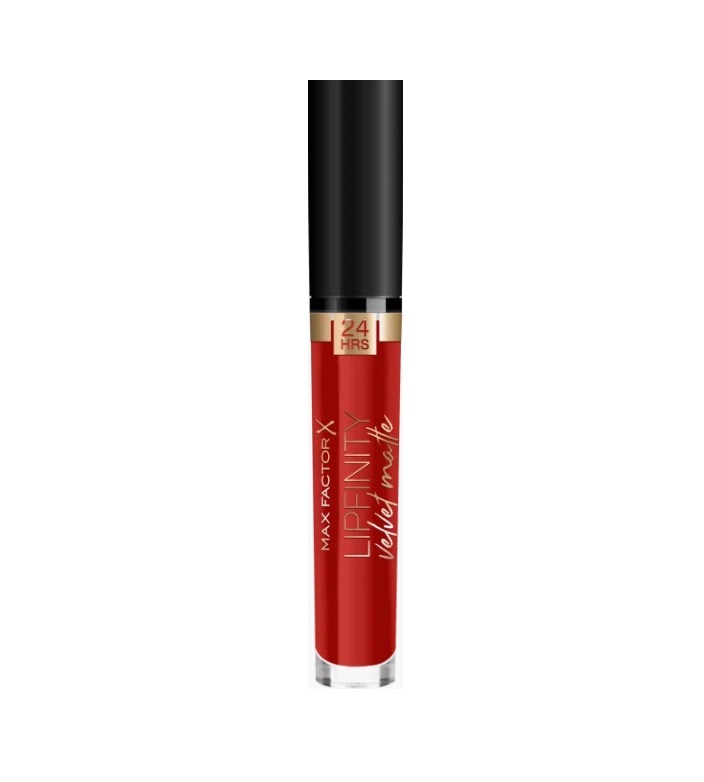 MAX FACTOR LIPFINITY VELVET MATE 025 RED LUXURY 3.5ML