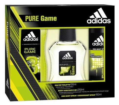 Adidas Pure Game Eau de toilette 100 ml vapo + Desodorante Adidas Pure Game Eau de toilette 100 ml vapo + Desodorante