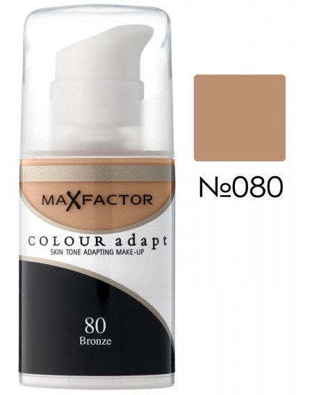 MAX FACTOR COLOUR ADAPT FOUNDATION 80 BRONZE 34 ML