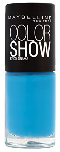 MAYBELLINE ESMALTE DE UAS COLOR SHOW 654 SUPER POWER BLUE 7ML