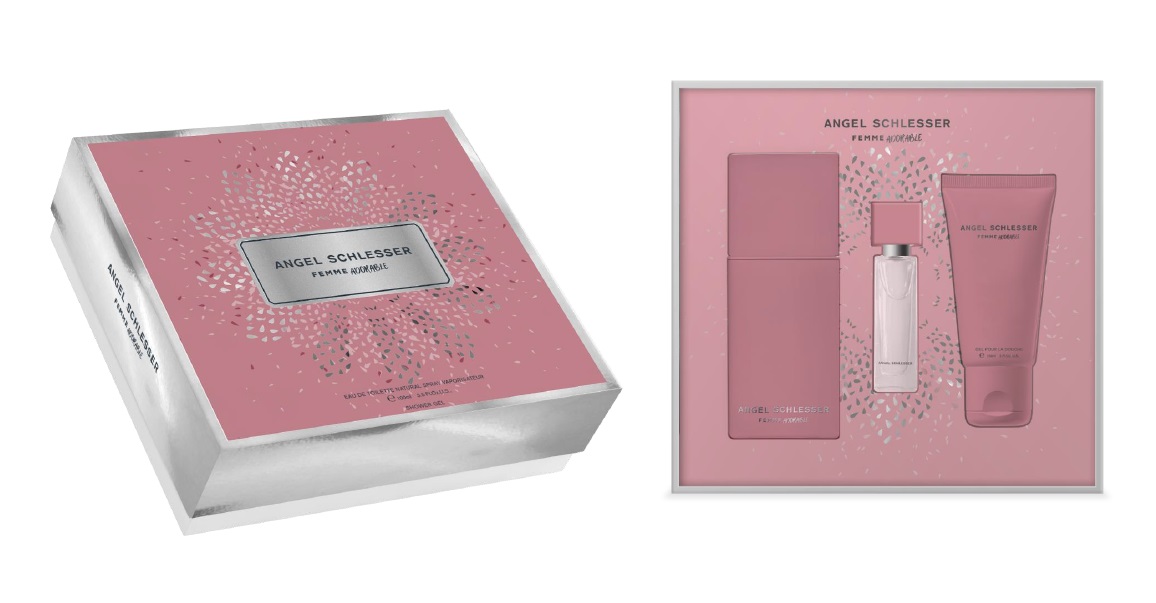 ANGEL SCHLESSER FEMME ADORABLE EDT 100ML + MINI 10 ML + BL 100 ML SET REGALO ANGEL SCHLESSER FEMME ADORABLE EDT 100ML + MINI 10 ML + BL 100 ML SET REGALO