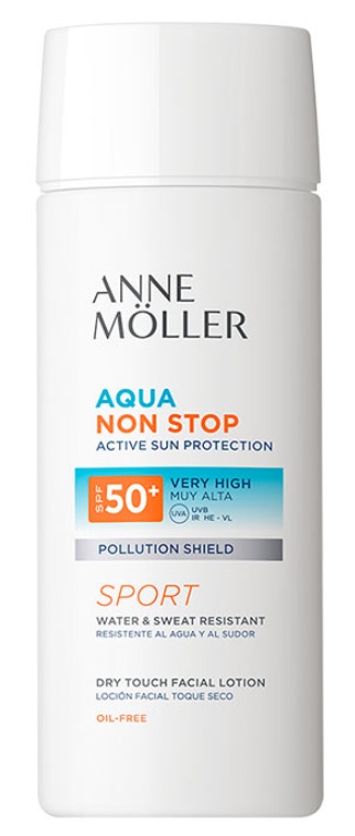 ANNE MOLLER AQUA NON STOP SPORT LOCION PROTECTORA SOLAR FACIAL SPF50+ 75 ML