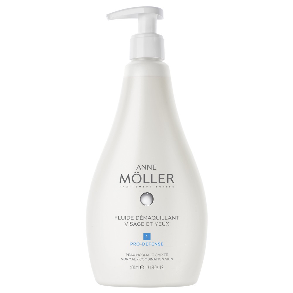 ANNE MOLLER LECHE DESMAQUILLANTE OJOS Y ROSTRO PIELES MIXTAS 400 ML