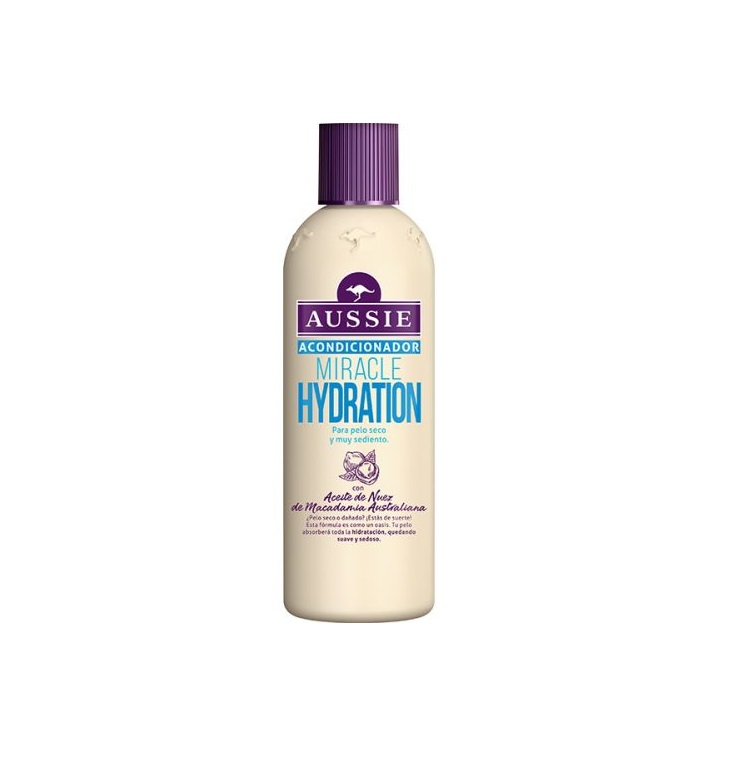 AUSSIE MIRACLE HYDRATION ACONDICIONADOR ACEITE NUEZ DE MACADAMIA 250 ML
