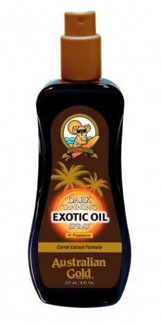 AUSTRALIAN GOLD DARK TANNING EXOTIC OIL SPRAY ACELERADOR DEL BRONCEADO 237 ML