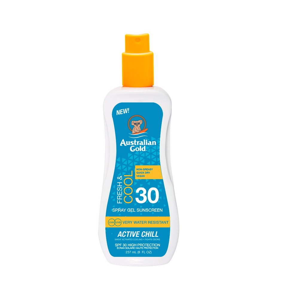 AUSTRALIAN GOLD FRESH & COOL SPRAY GEL SUNSCREEN SPF 30 237 ML