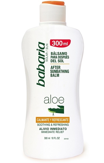 BABARIA BALSAMO PARA DESPUS DEL SOL ALOE VERA 300ML