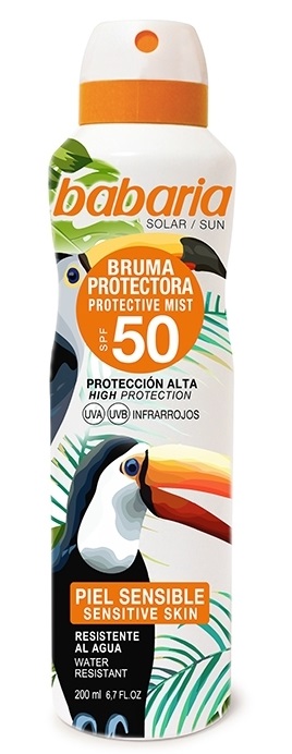 BABARIA BRUMA PROTECTORA SPF50 TROPICAL PIELES SENSIBLES 200ML