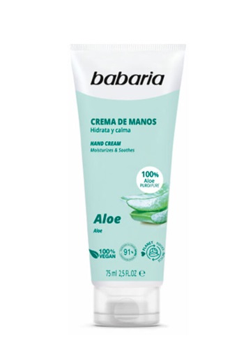 BABARIA CREMA DE MANOS ALOE VERA 75 ML