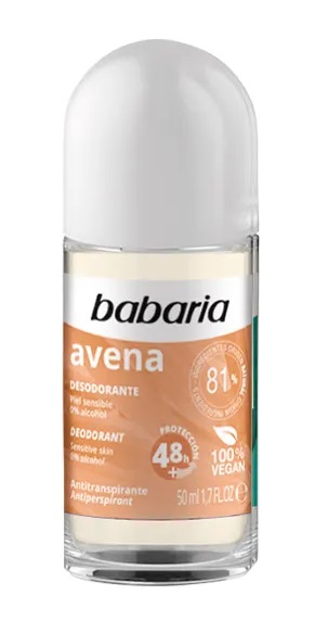 BABARIA DESODORANTE ROLL-ON AVENA 50 ML