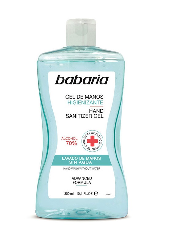 BABARIA GEL DE MANOS HIGIENIZANTE 70% ALCOHOL 300 ML