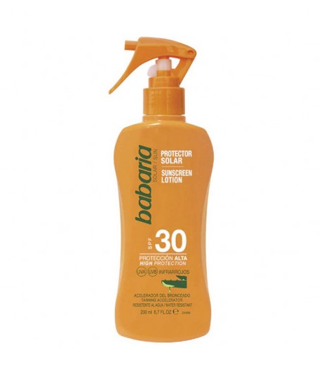 BABARIA SPRAY PROTECTOR SOLAR ALOE VERA SPF 30 200 ML