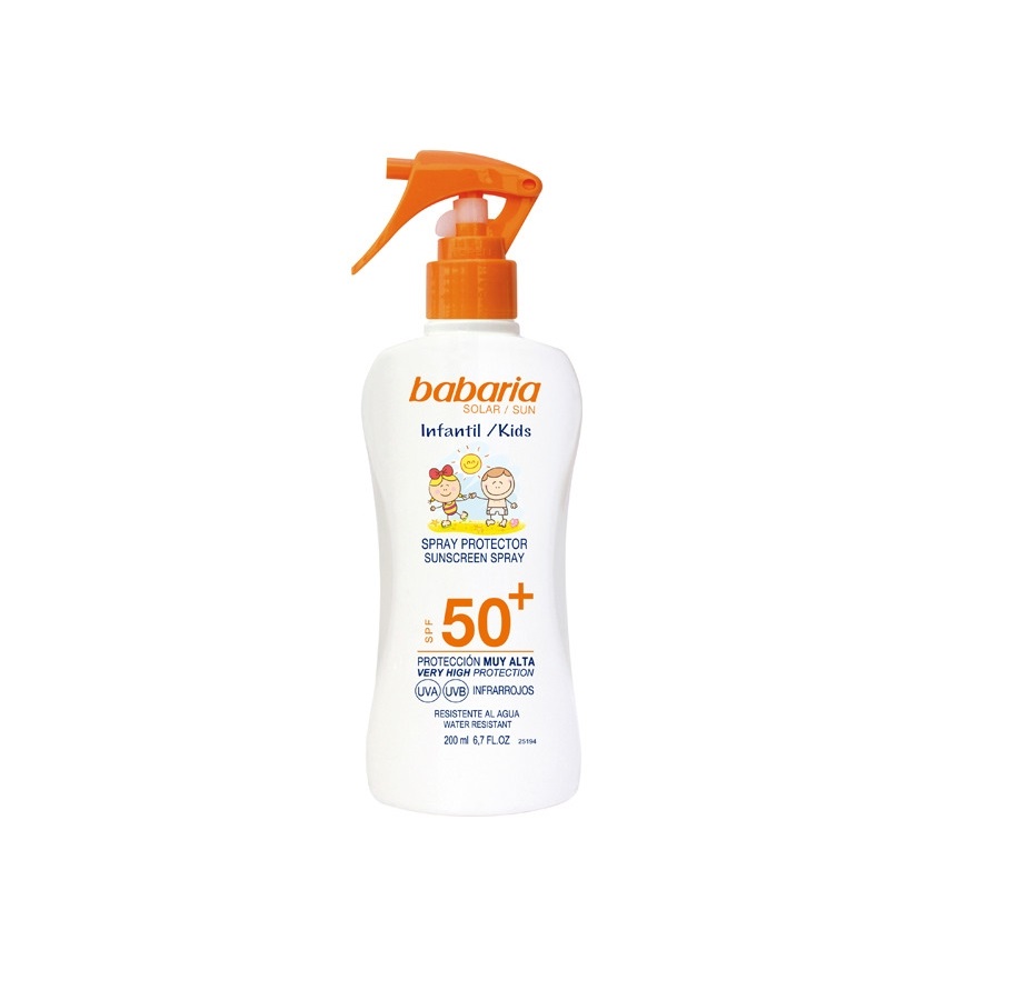 BABARIA SPRAY PROTECTOR SOLAR INFANTIL SPF 50+ 200 ML