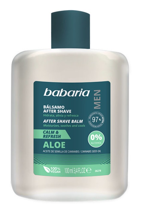 BABARIA BALSAMO AFTER SHAVE ALOE 100 ML