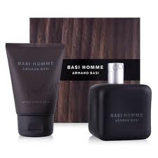 Marca Armand Basi. Perfume Armand Basi Basi Homme set regalo. Bote ARMAND BASI BASI HOMME SET REGALO QUE SE COMPONE DE Basi homme eau de toilette 125 ml after shave 100