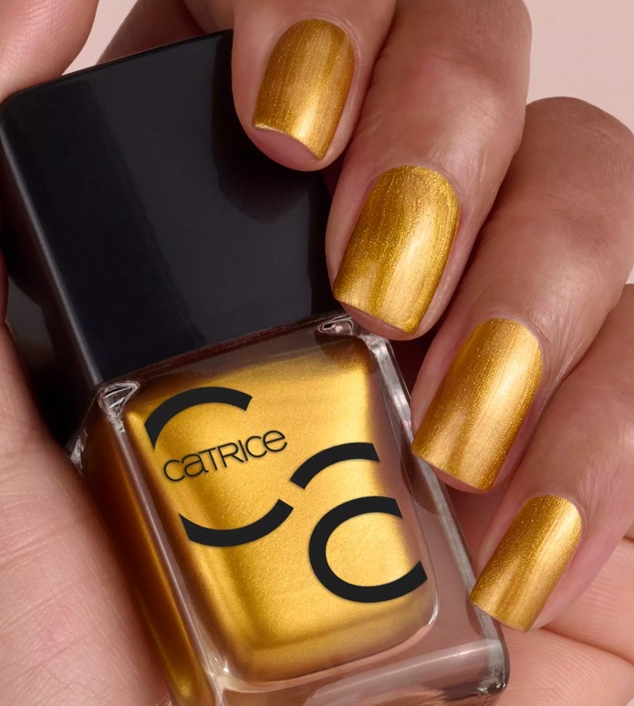 CATRICE ICONAILS GEL LACQUER NAIL POLISH 156 COVER ME IN GOLD