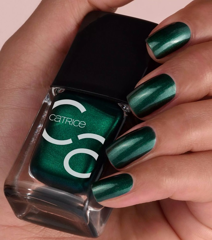 CATRICE ICONAILS GEL LACQUER NAIL POLISH 158 DEEPLY IN GREEN