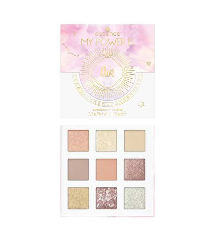 ESSENCE PALETA DE SOMBRAS MY POWER IS AIR 01 UP IN THE CLOUDS!
