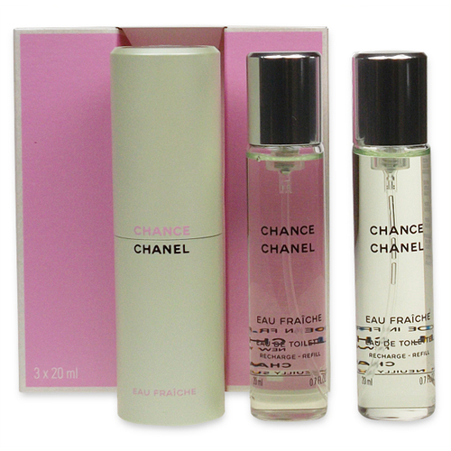 Chanel Chance Eau Fraiche eau de toilette 3 x 20 ml.