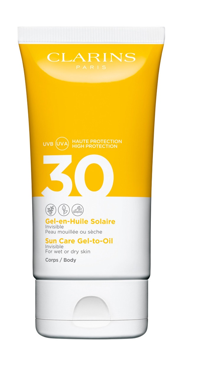 CLARINS GEL ACEITE SOLAR INVISIBLE SPF 30 CUERPO 150 ML