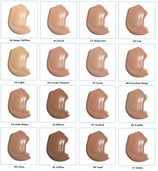 Clinique Color Chart Foundation