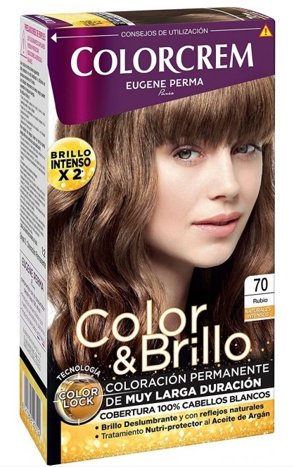 COLORCREM COLOR & BRILLO TINTE CAPILAR 70 RUBIO