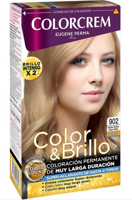 COLORCREM COLOR & BRILLO TINTE CAPILAR 902 RUBIO EXTRA CLARO MIEL