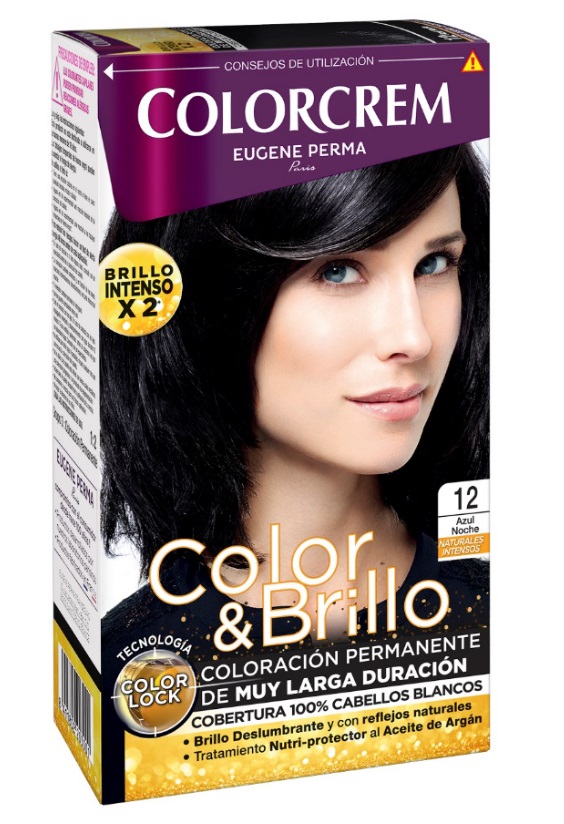 COLORCREM COLOR & BRILLO TINTE CAPILAR 12 AZUL NOCHE