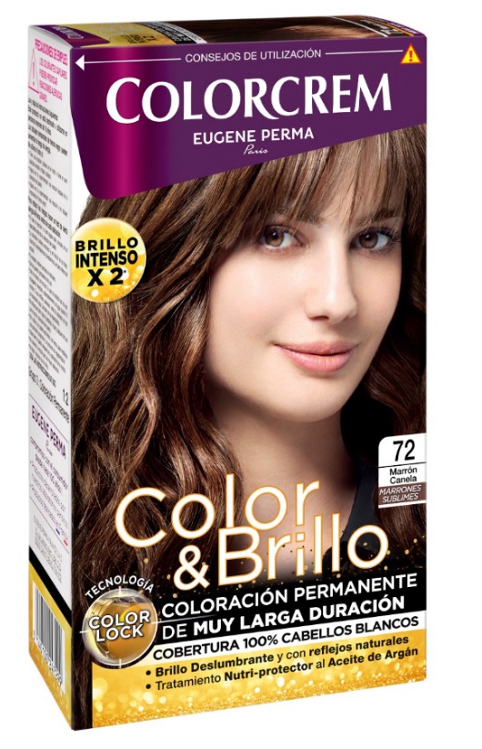 COLORCREM COLOR & BRILLO TINTE CAPILAR 72 MARRON CANELA