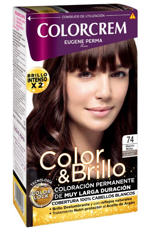 COLORCREM COLOR & BRILLO TINTE CAPILAR 74 MARRON MOKA