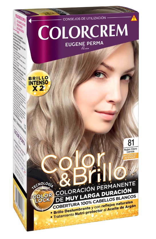 COLORCREM COLOR & BRILLO TINTE CAPILAR 81 RUBIO CLARO CENIZA