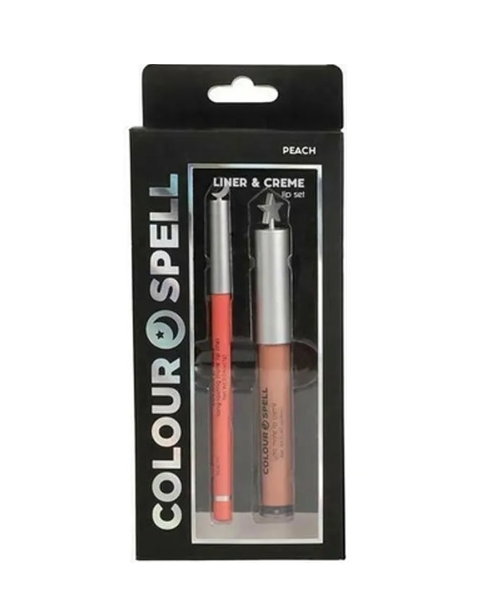 COLOUR SPELL LIP GLOSS + LIP LINER COLOR PEACH SET REGALO