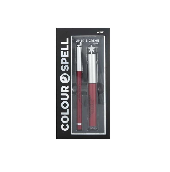 COLOUR SPELL LIP GLOSS + LIP LINER COLOR WINE SET REGALO