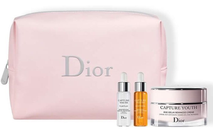 Christian Dior Capture Youth Age Delay Advanced Crema 50ml +2 piezas +  neceser Set Regalo