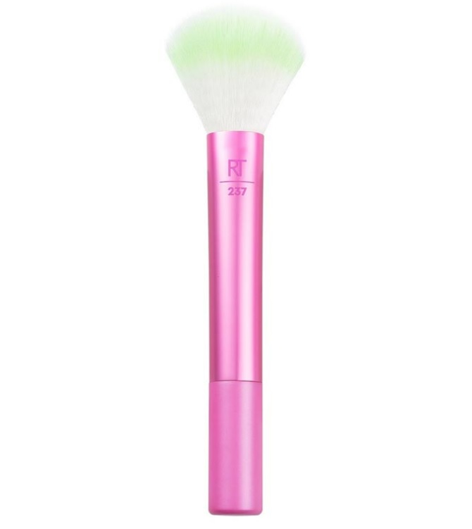 REAL TECHNIQUES NEON CANDY BROCHA PARA MAQUILLAJE DUO FIBER POWDER
