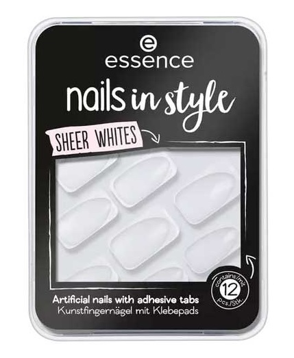 ESSENCE UAS POSTIZAS NAILS IN STYLE 11 SHEER WHITES