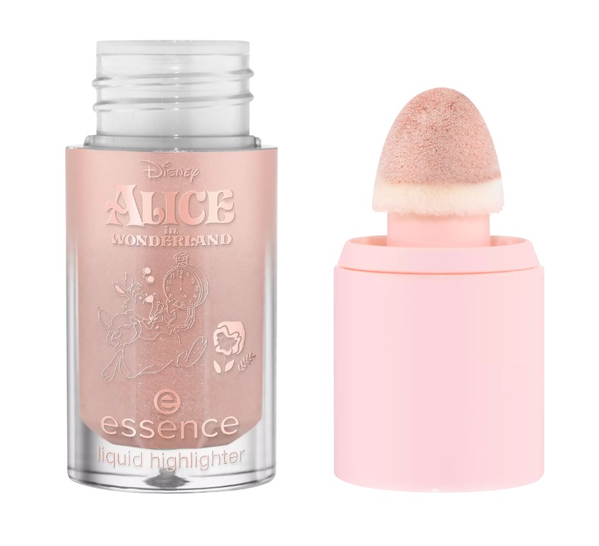 ESSENCE ALICE IN WONDERLAND ILUMINADOR LIQUIDO 02 GLOWIN\' DOWN THE RABBIT HOLE 4 ML
