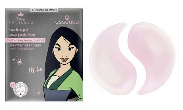 ESSENCE DISNEY PRINCESS PARCHES CONTORNO DE OJOS HIDROGEL MULAN 03 FIERCE STRENGHT 3 UDS