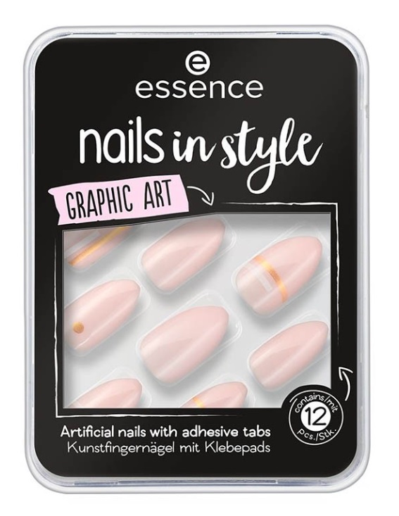 ESSENCE UAS POSTIZAS NAILS IN STYLE 09 GRAPHIC ART