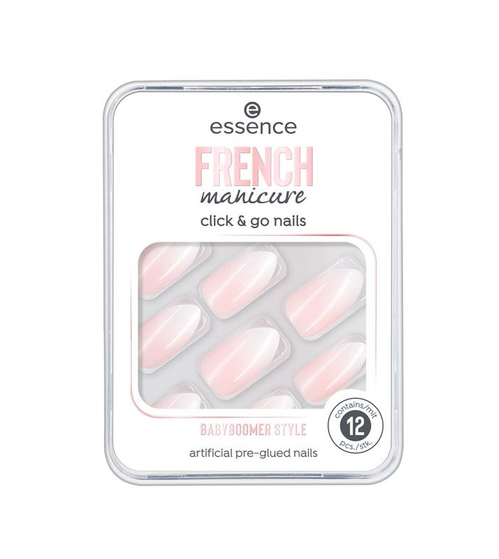 ESSENCE UAS POSTIZAS FRENCH MANICURE CLICK & GO 02