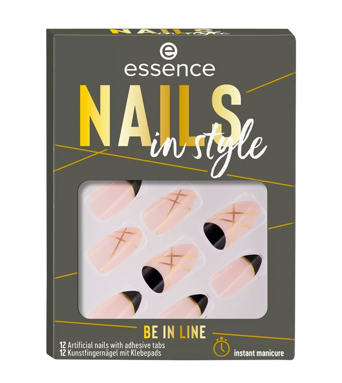 ESSENCE UAS POSTIZAS NAILS IN STYLE 12 BE IN LINE